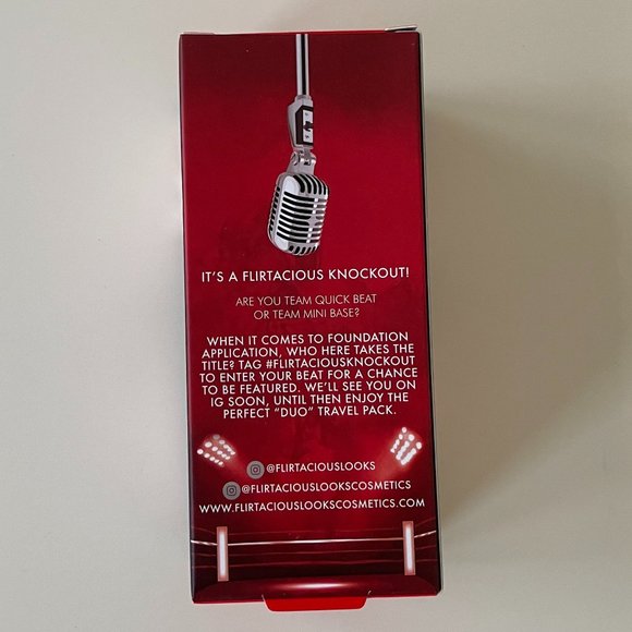 FLIRTACIOUS LOOKS COSMETICS The Perfect Duel Foundation Sponge Blender Brush Set - Picture 5 of 7